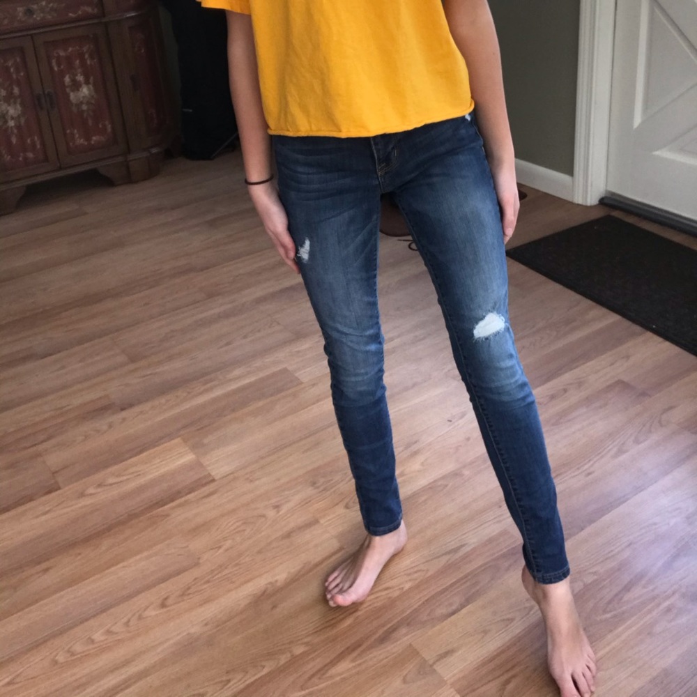 0 REG ripped jeans